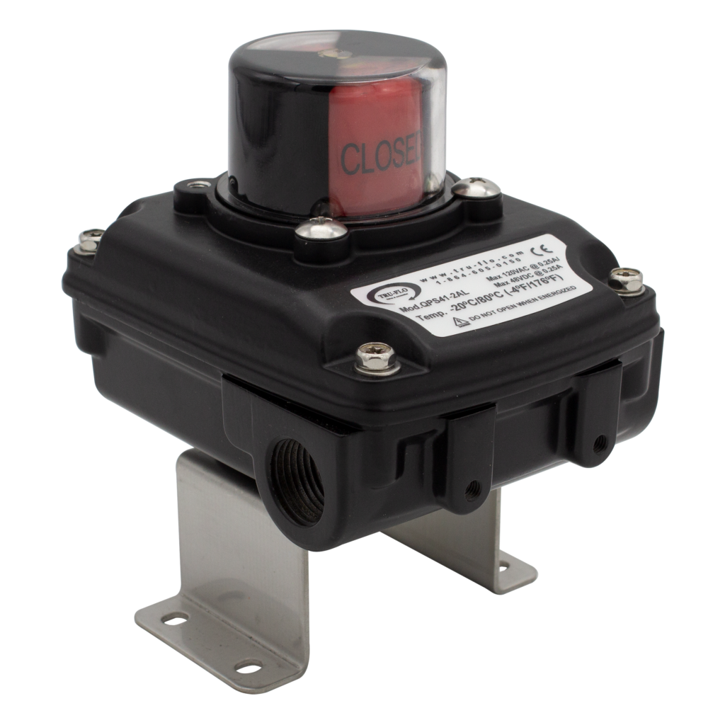 industrial valve limit switch box with visual open close position indicator